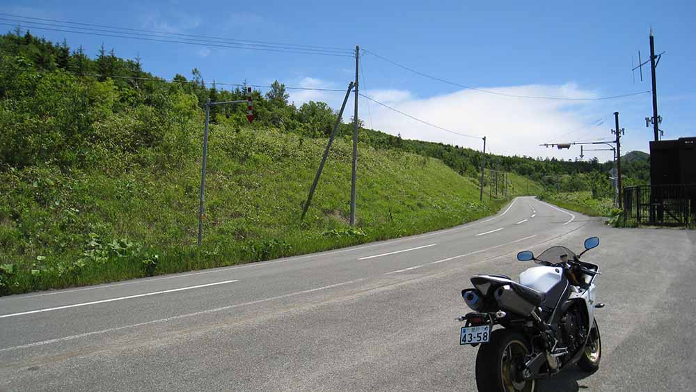 YZF-R1とほろしか峠
