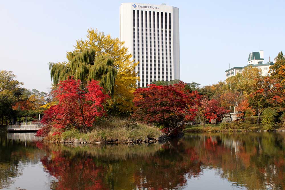 札幌中島公園の紅葉