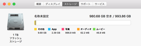 システムと設定を移行後